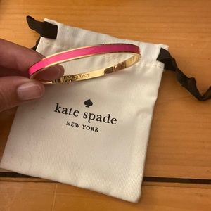 Kate Spade pink bangle